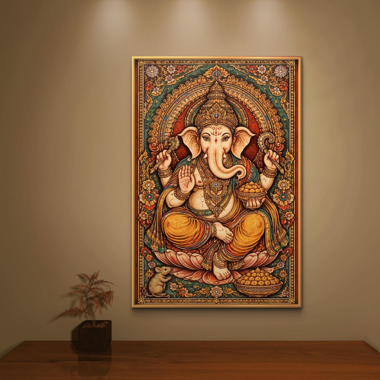 Mythological Folk Premium Canvas Painting - Buy Online | Decor By Neon