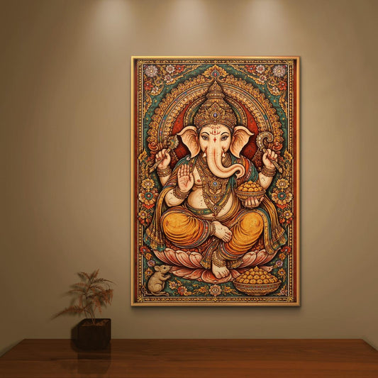 Mythological Folk Premium Canvas Painting - Premium Wall Art | Decor By Neon