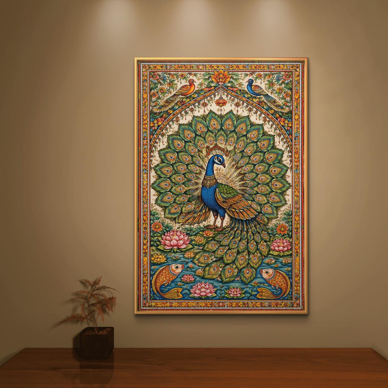 Mythological Folk Premium Canvas Painting - Buy Online | Decor By Neon