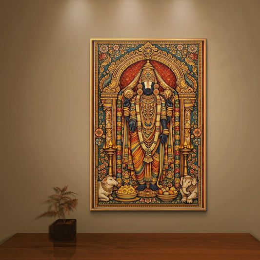 Mythological Folk Premium Canvas Painting - Premium Wall Art | Decor By Neon