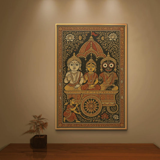 Mythological Folk Premium Canvas Painting - Premium Wall Art | Decor By Neon