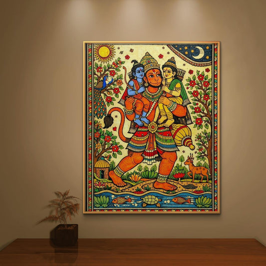 Mythological Folk Premium Canvas Painting - Premium Wall Art | Decor By Neon