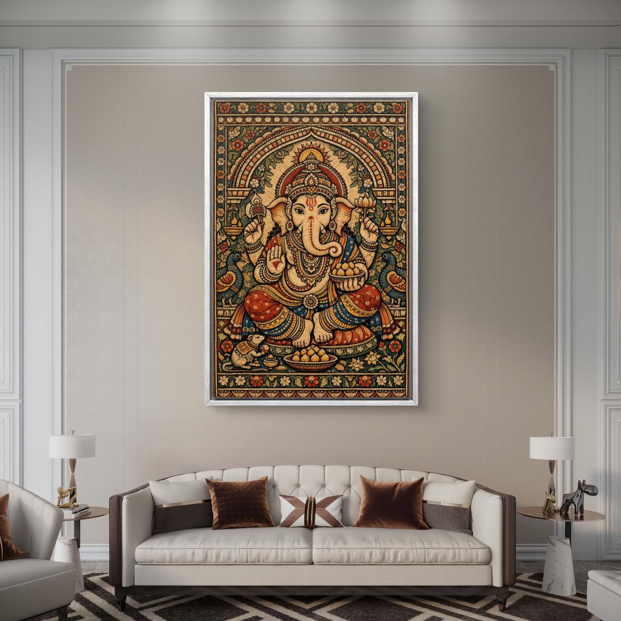 Mythological Folk Premium Canvas Painting - Buy Online | Decor By Neon