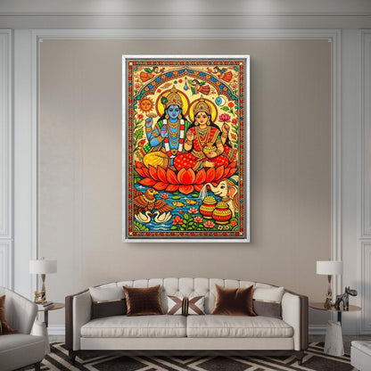 Mythological Folk Premium Canvas Painting