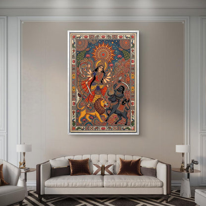 Mythological Folk Premium Canvas Painting