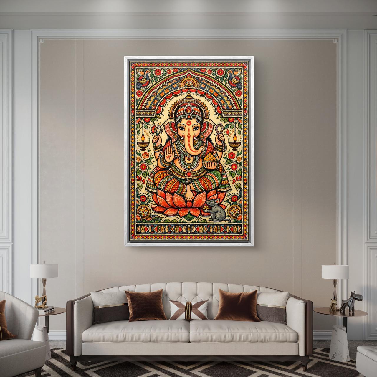 Mythological Folk Premium Canvas Painting - Buy Online | Decor By Neon