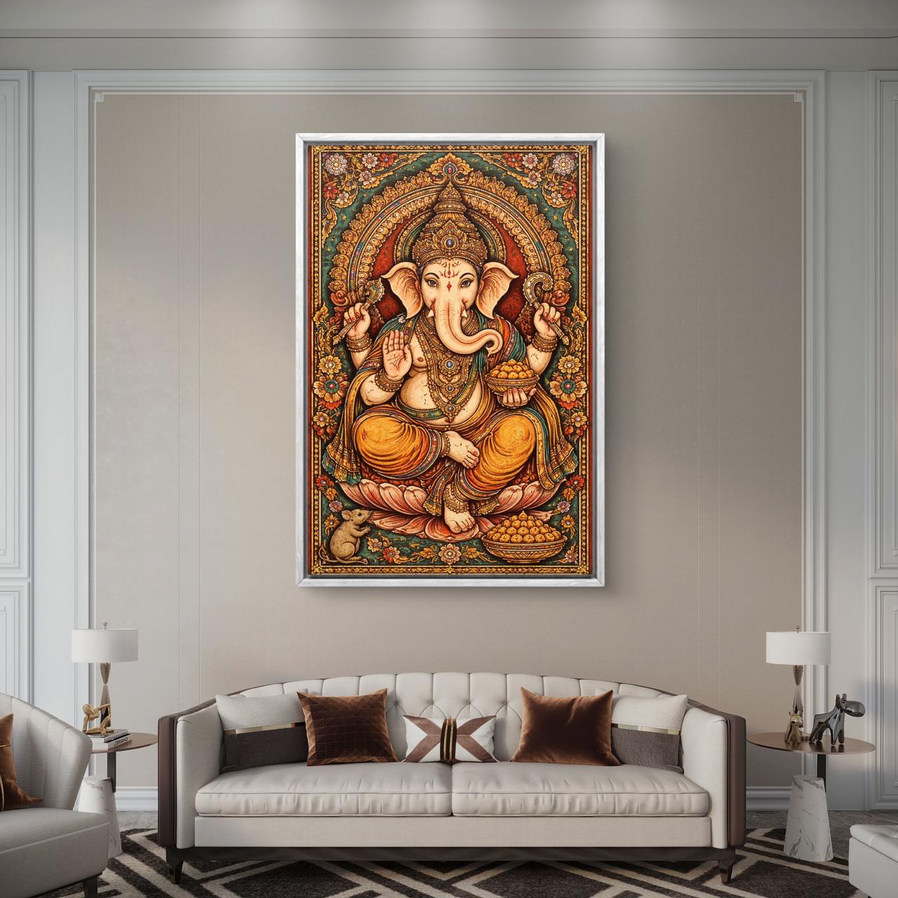 Mythological Folk Premium Canvas Painting - Buy Online | Decor By Neon