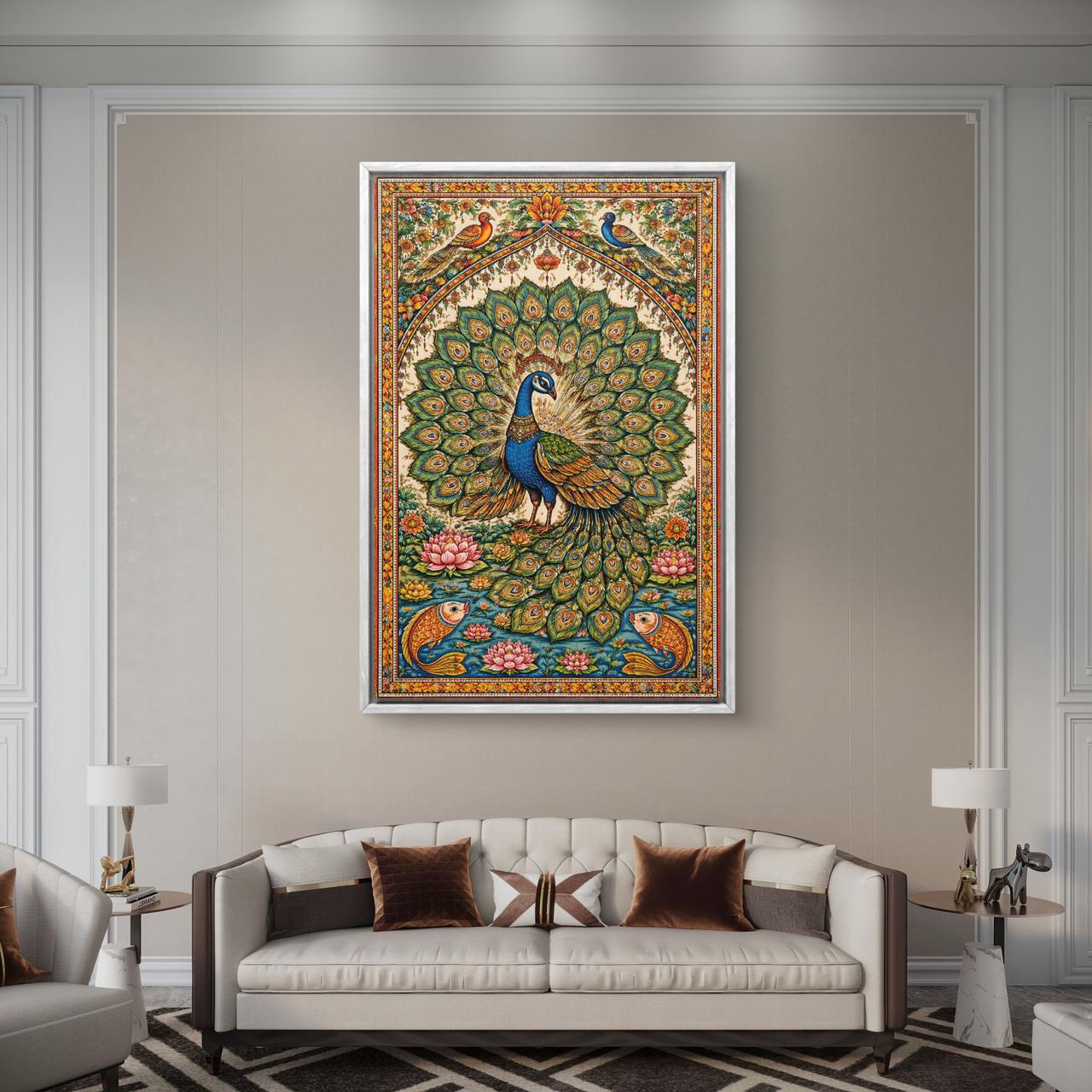 Mythological Folk Premium Canvas Painting - Buy Online | Decor By Neon