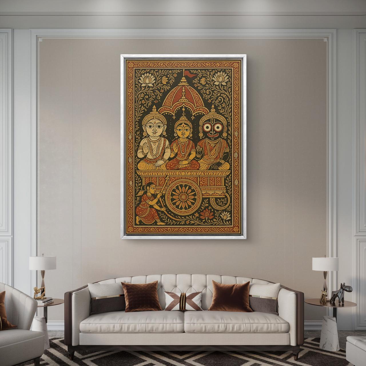 Mythological Folk Premium Canvas Painting - Buy Online | Decor By Neon