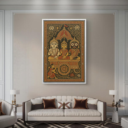 Mythological Folk Premium Canvas Painting