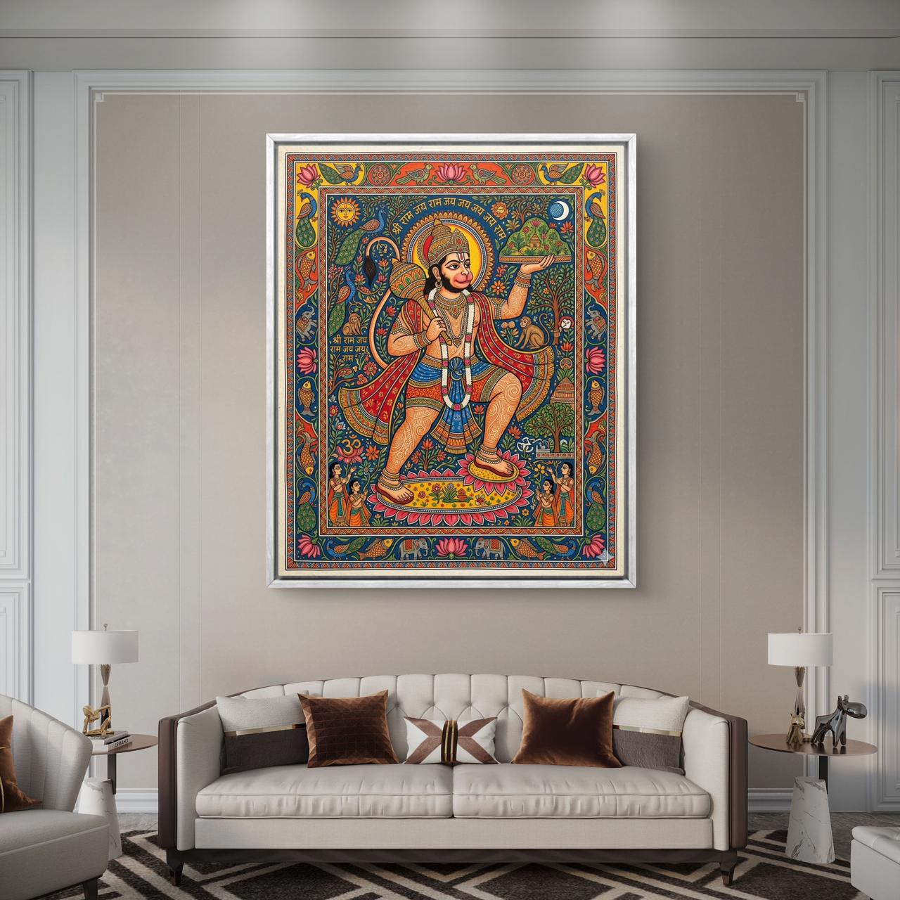 Mythological Folk Premium Canvas Painting - Buy Online | Decor By Neon