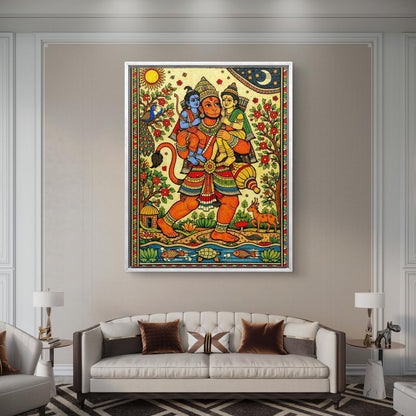 Mythological Folk Premium Canvas Painting