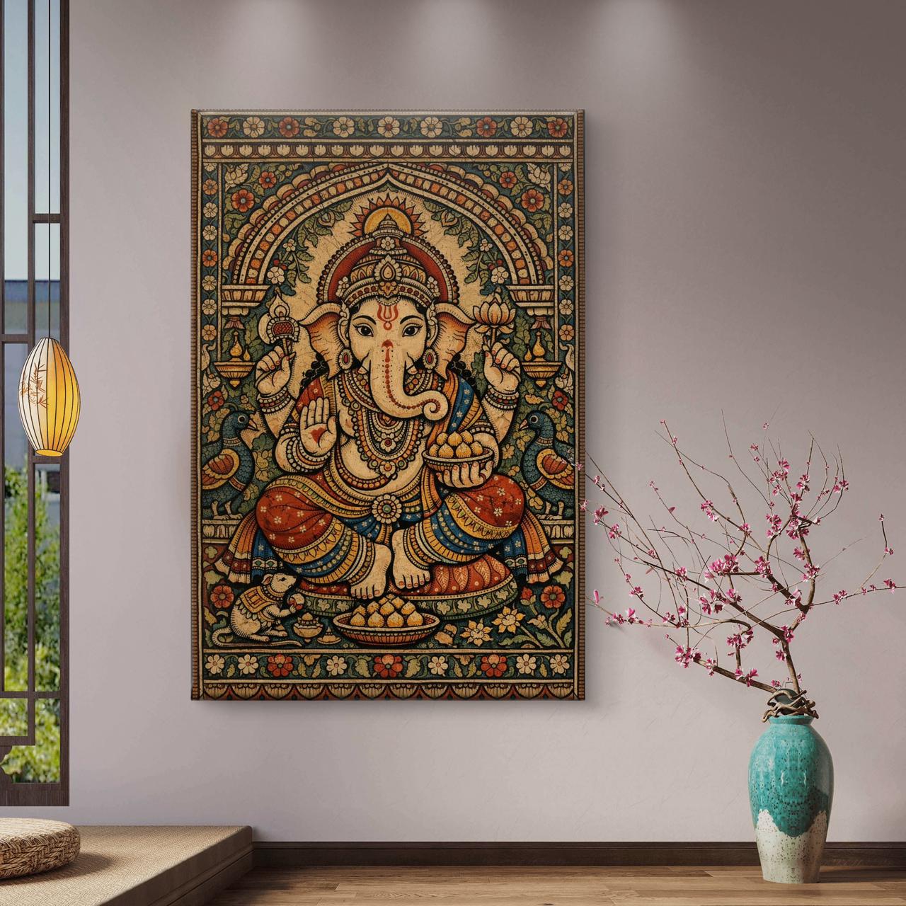 Mythological Folk Premium Canvas Painting - Buy Online | Decor By Neon