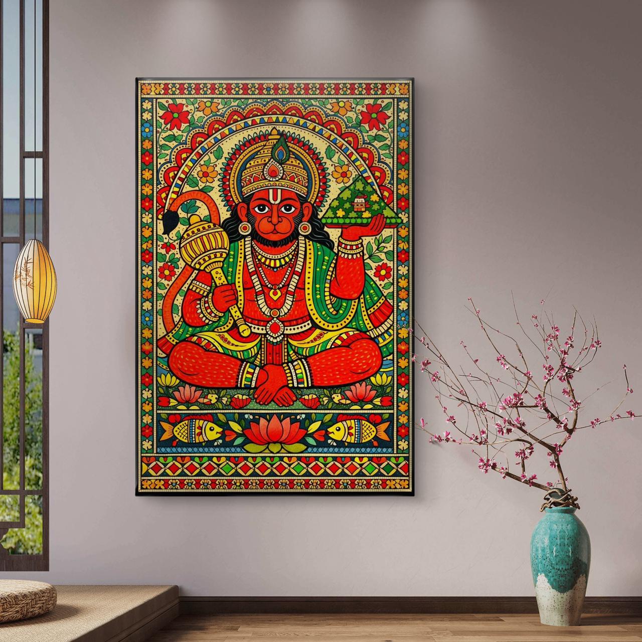 Mythological Folk Premium Canvas Painting - Buy Online | Decor By Neon