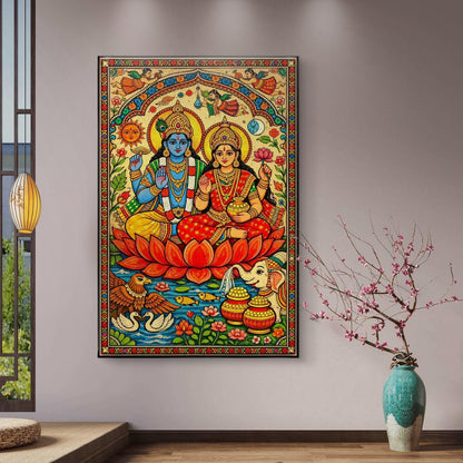 Mythological Folk Premium Canvas Painting