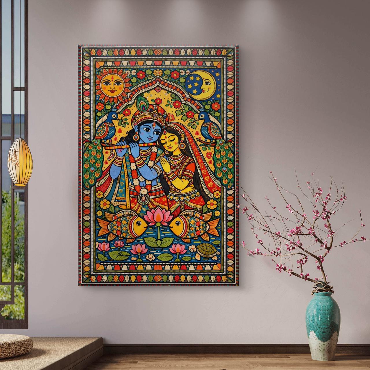 Mythological Folk Premium Canvas Painting - Buy Online | Decor By Neon