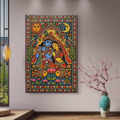 Mythological Folk Premium Canvas Painting