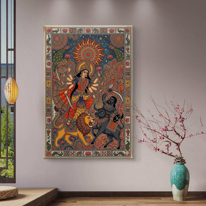 Mythological Folk Premium Canvas Painting