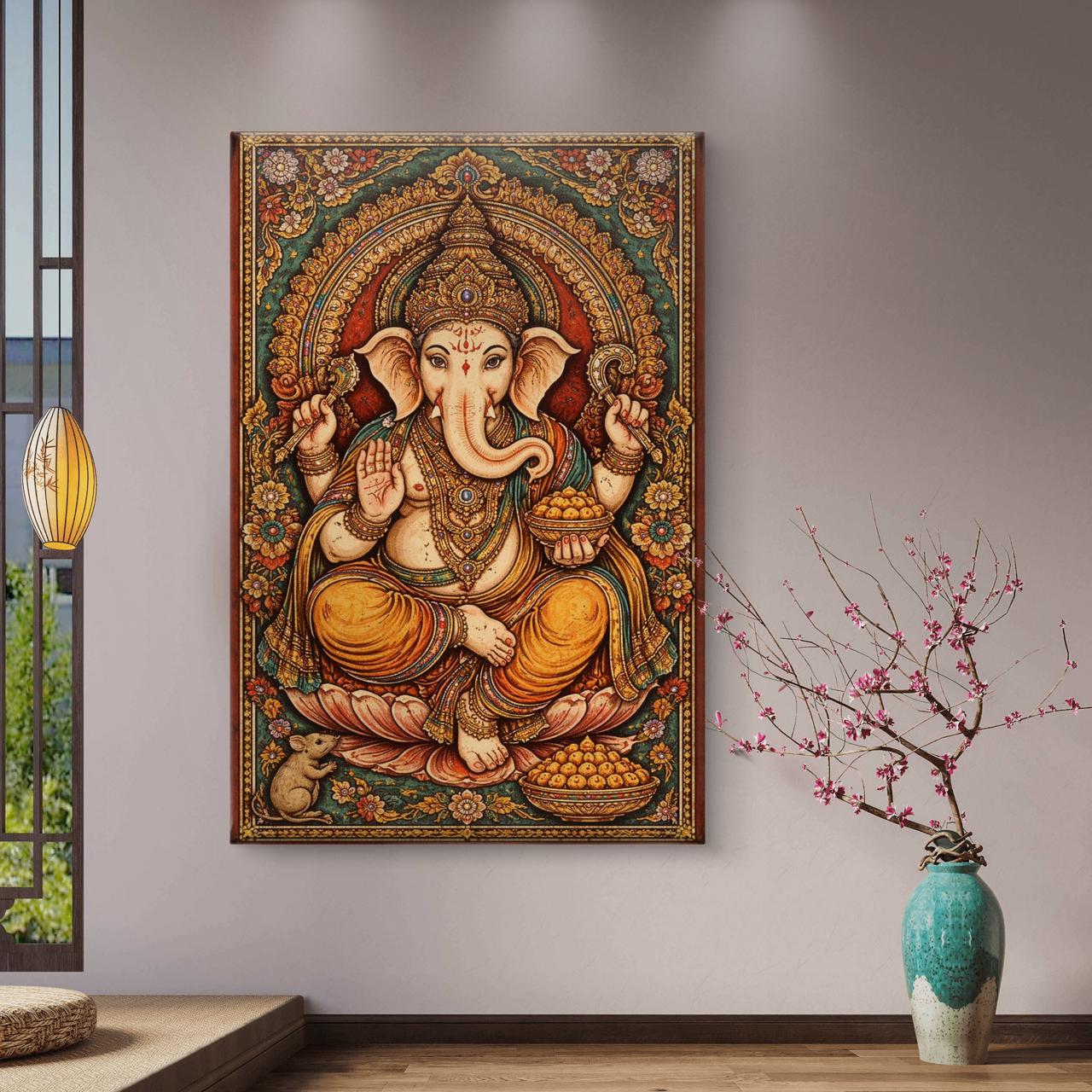 Mythological Folk Premium Canvas Painting - Buy Online | Decor By Neon
