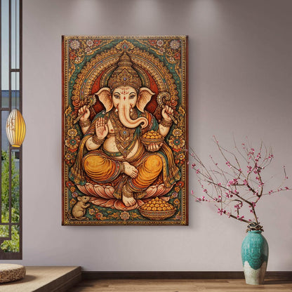Mythological Folk Premium Canvas Painting