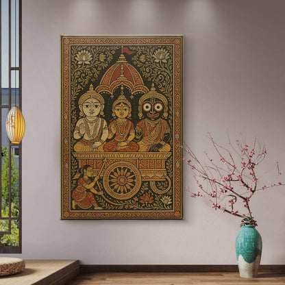 Mythological Folk Premium Canvas Painting