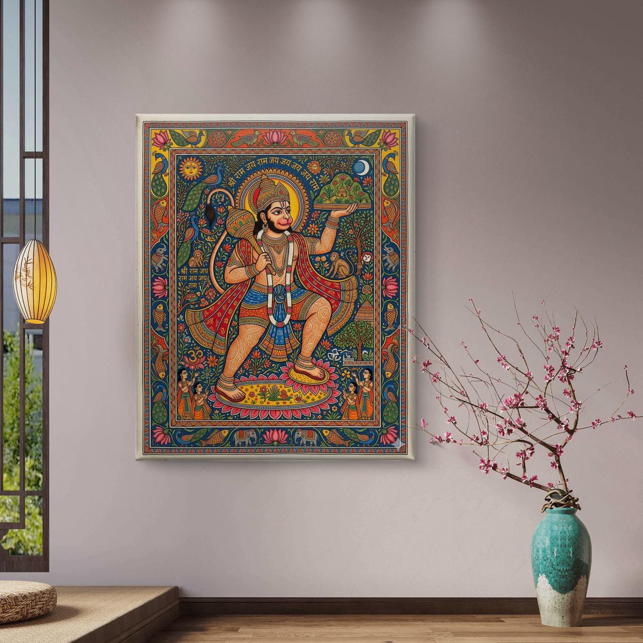 Mythological Folk Premium Canvas Painting - Buy Online | Decor By Neon