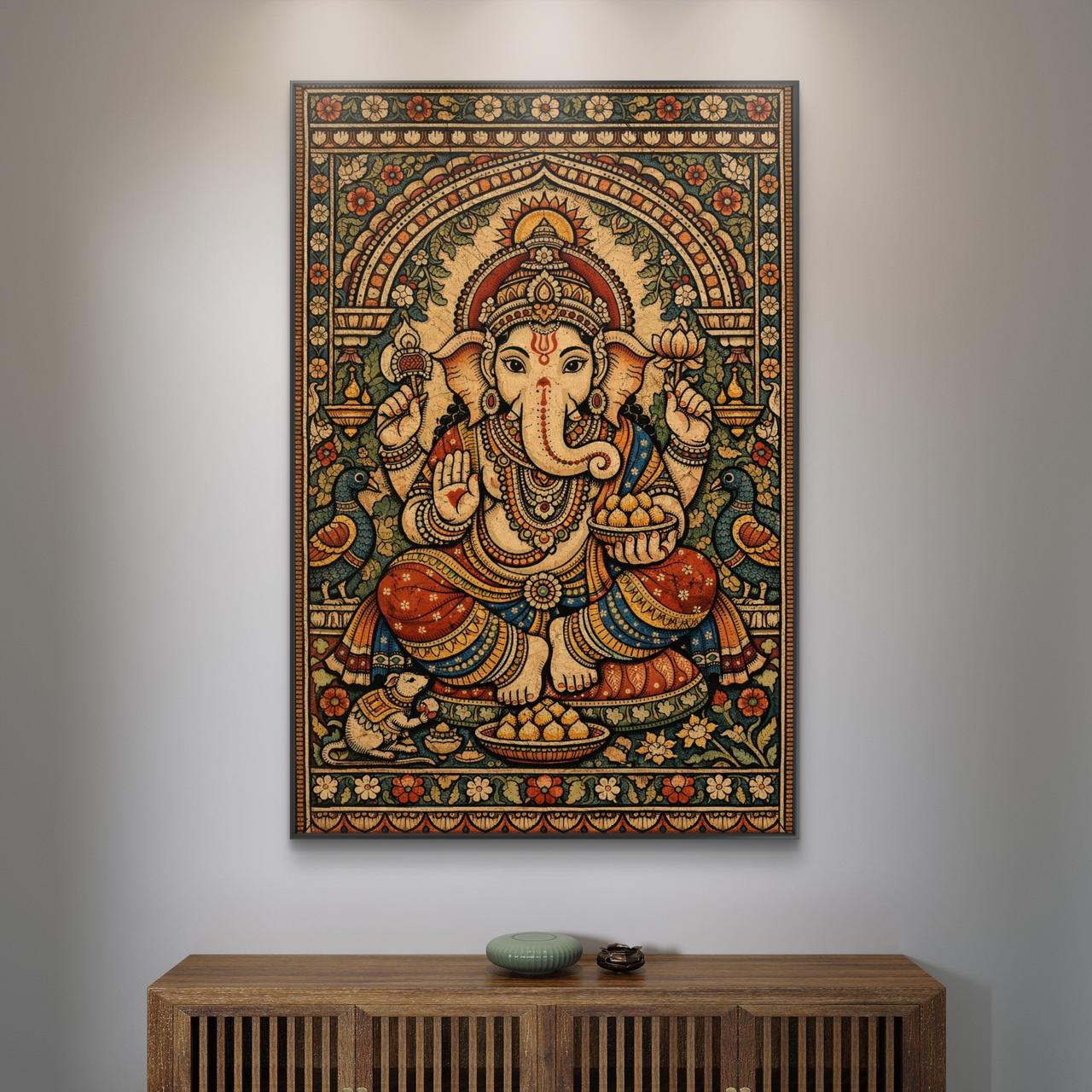Mythological Folk Premium Canvas Painting - Buy Online | Decor By Neon