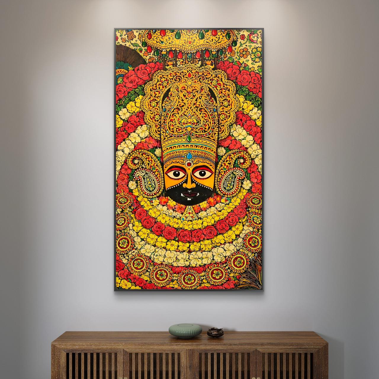 Mythological Folk Premium Canvas Painting - Buy Online | Decor By Neon