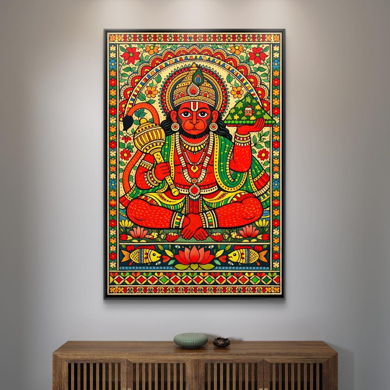 Mythological Folk Premium Canvas Painting - Buy Online | Decor By Neon