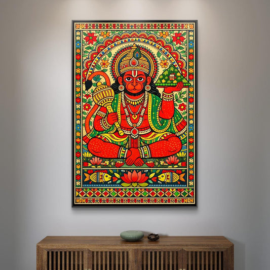 Mythological Folk Premium Canvas Painting - Canvas Wall Art | Decor By Neon
