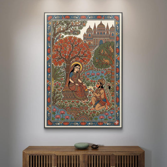 Mythological Folk Premium Canvas Painting - Canvas Wall Art | Decor By Neon