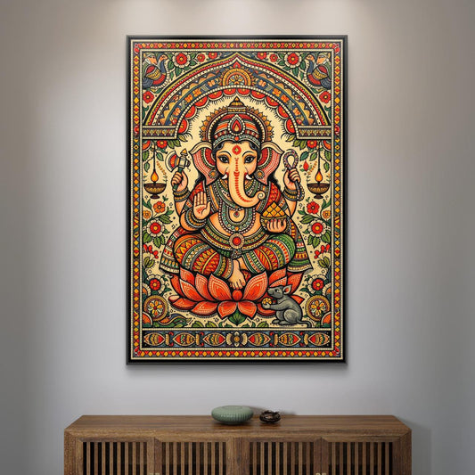 Mythological Folk Premium Canvas Painting - Canvas Wall Art | Decor By Neon