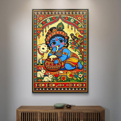 Mythological Folk Premium Canvas Painting