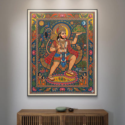 Mythological Folk Premium Canvas Painting