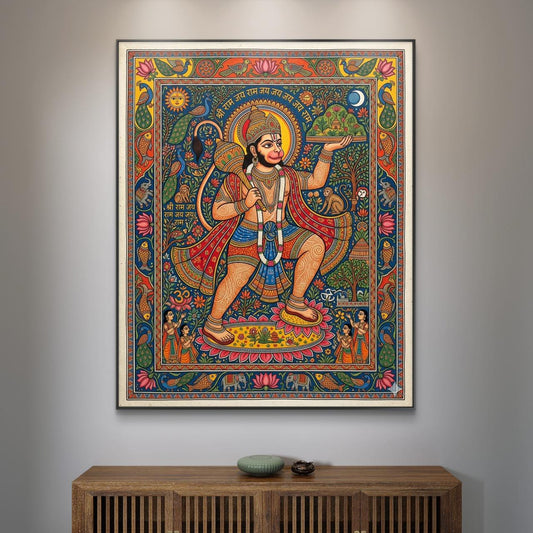 Mythological Folk Premium Canvas Painting - Canvas Wall Art | Decor By Neon