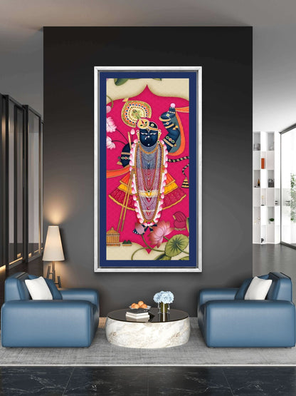 Traditional Pichwai Shrinath ji Premium Canvas Painting