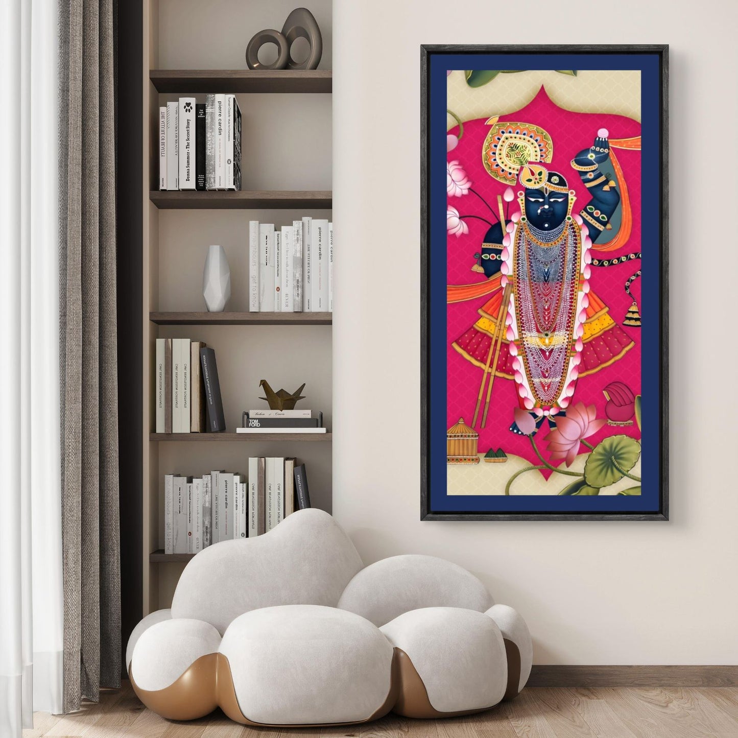 Traditional Pichwai Shrinath ji Premium Canvas Painting - Buy Online | Decor By Neon