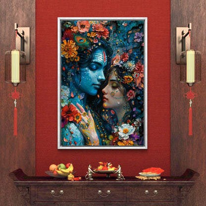 Radha Krishna Premium Canvas Painting