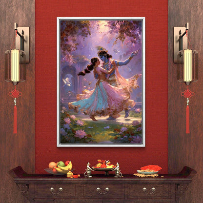 Radha Krishna Premium Canvas Painting