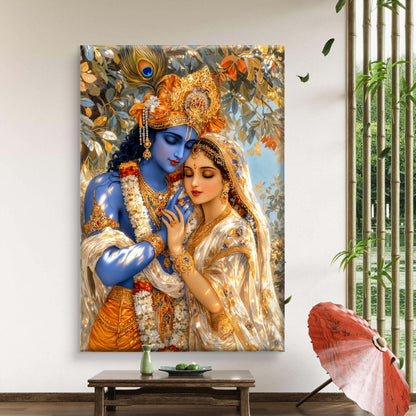 Radha Krishna Premium Canvas Painting
