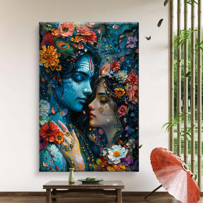 Radha Krishna Premium Canvas Painting