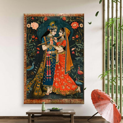 Radha Krishna Premium Canvas Painting