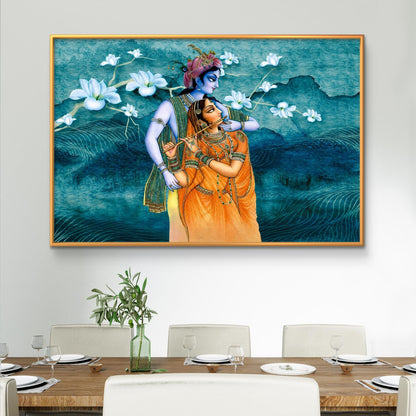 Radha Krishna Premium Canvas Painting