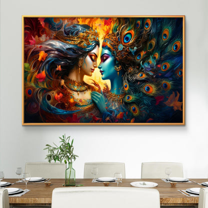 Radha Krishna Premium Canvas Painting