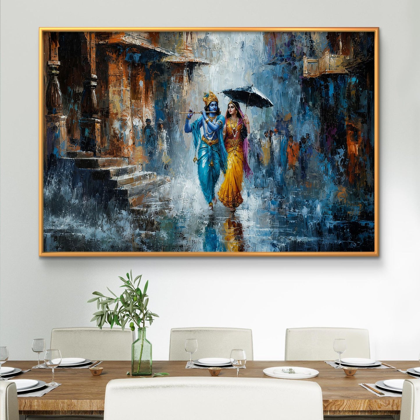 Radha Krishna Premium Canvas Painting - Buy Online | Decor By Neon