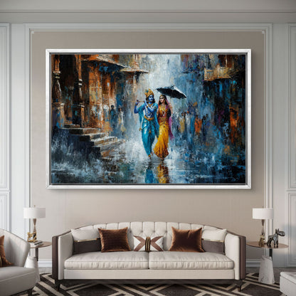 Radha Krishna Premium Canvas Painting