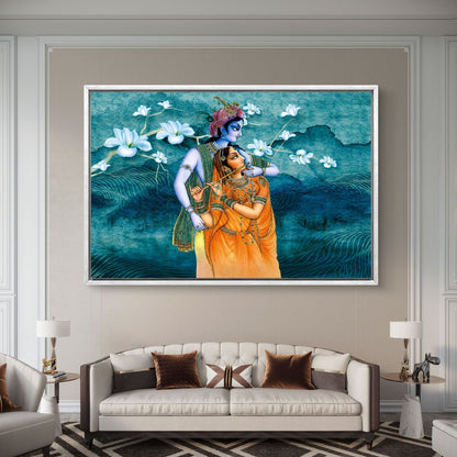 Radha Krishna Premium Canvas Painting