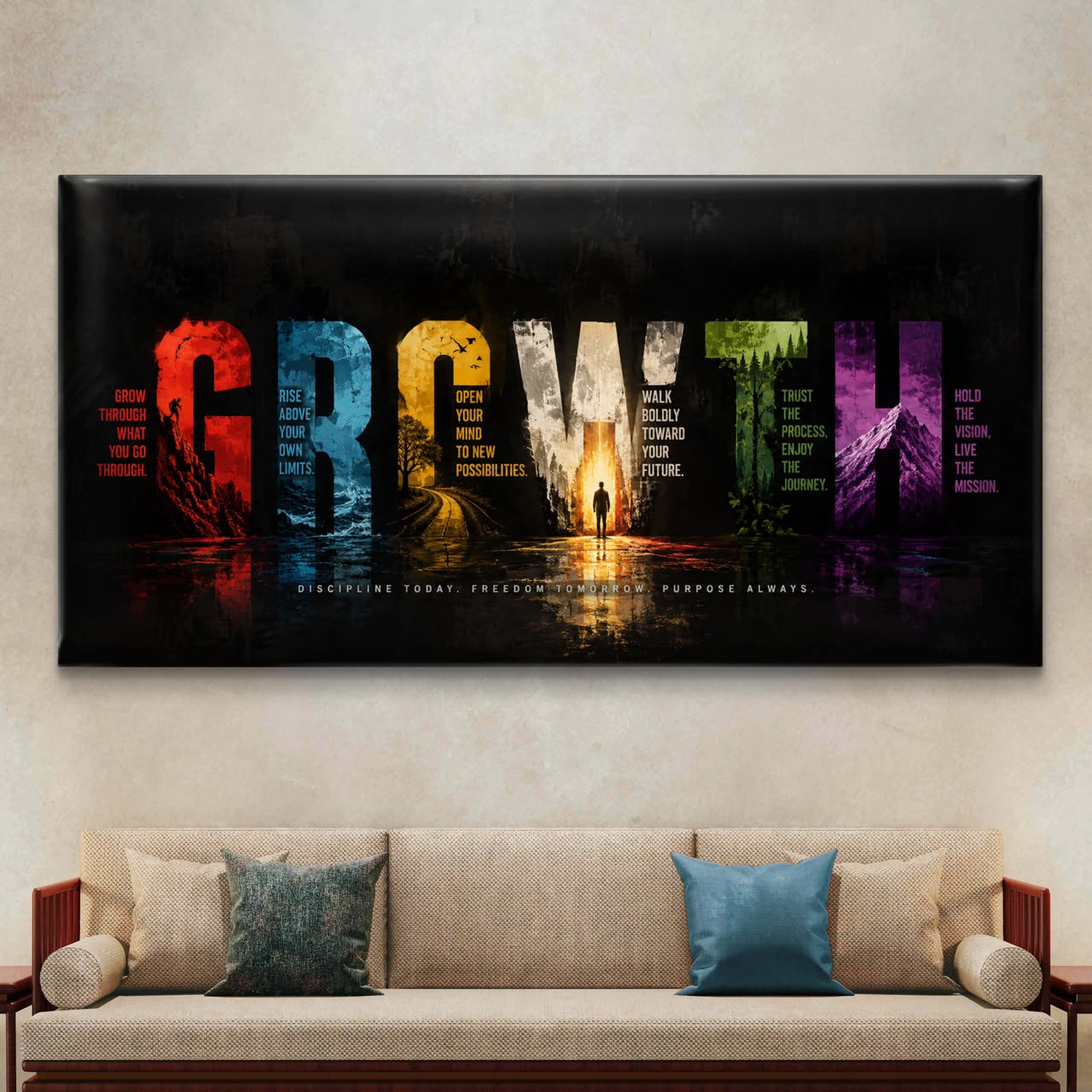 Motivational Premium Canvas Painting - Buy Online | Decor By Neon