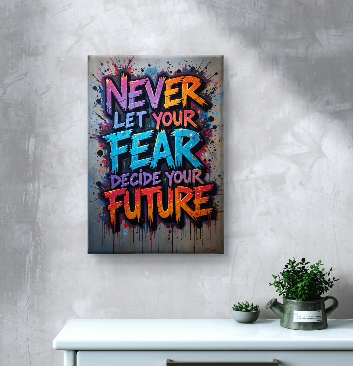Motivational Premium Canvas Painting - Buy Online | Decor By Neon