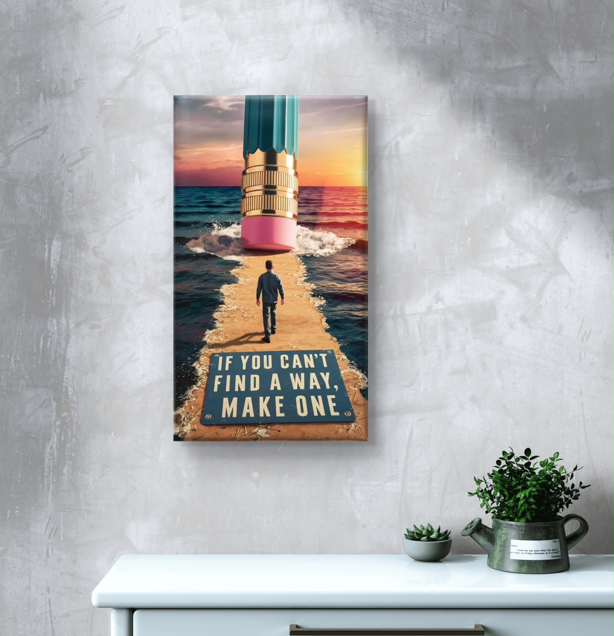 Motivational Premium Canvas Painting - Buy Online | Decor By Neon